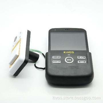KIVOS 3.5 inch LCD Wired Video Door Viewer and Door Bell with Memory